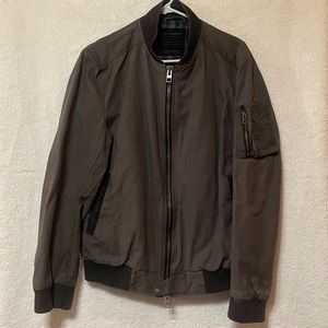 All Saints light jacket. XL but cut small. Fits more like a large.